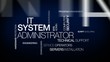 IT System Administrator sysadmin tag cloud animation