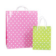A fényképek részletei Bright gift bags isolated on white