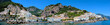 Amalfi's coast panoramic view, Italy