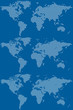 Dotted world maps