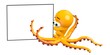 3d render of octopus character 3d render of octopus character