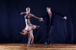 dancers against black background dancers against black background