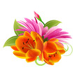 Buchstabe Blume - Punkt