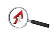 3d man turning the arrow on the upside / 3d icon