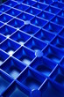Blue plastic net