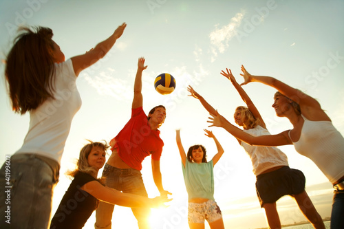 Photo: volleyball on the beach volleyball on the beach