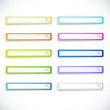 Set of color search bars