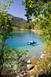 Tretboot kleines Boot schippern treiben Eibsee