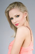 canvas print picture - Attractive young blond woman.