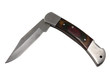 Messer - Taschenmesser mit buntem Holzgriff