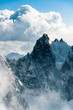 Gipfel in den französischen Alpen