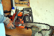 Chainsaw maintenance, vice