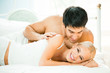 Couple making love in bed