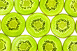 Slises of Fresh Kiwi / close-up background