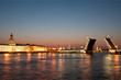 Photo: Palace drawbridge with Vasilievsky Island, Saint Petersburg Palace drawbridge with Vasilievsky Island, Saint Petersburg