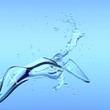 Splash blau