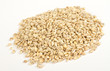 Pearl barley heap isolated on white