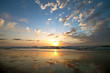 Beautiful cloudscape at the beach at sunset Beautiful cloudscape at the beach at sunset
