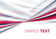 Red and grey striped tape