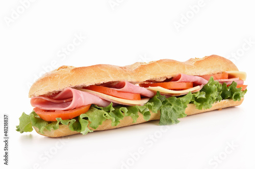 Photo: isolated sandwich isolated sandwich