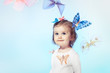 Happy toddler girl Happy toddler girl