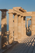 Columns of Greek acropolis