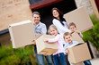 Family moving house