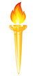 Olympic torch. Vector-Illustration