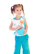 Girl with satchel