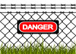 Vettoriale: Wire fence Wire fence