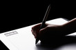 Graphic tablet and hand