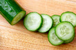 Cut cucumber