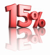 Glossy Red Fifteen Percent