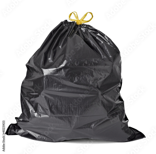 Suitcase on Garbage Bag Trash Waste Picsfive