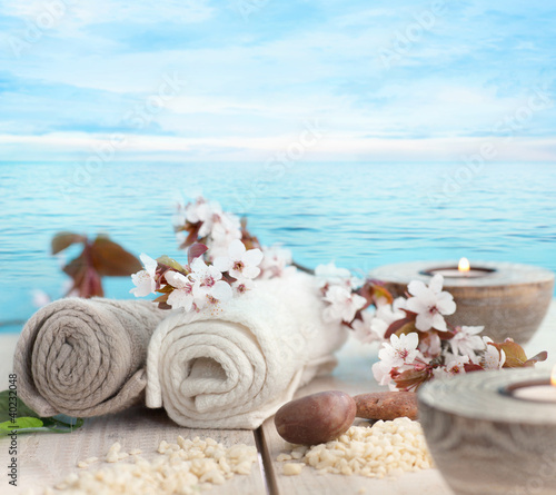 Photo: Natural spa setting Natural spa setting