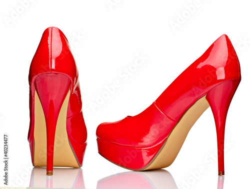 Foto: red high heel shoes red high heel shoes
