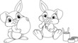 Easter Bunny coloring page Easter Bunny coloring page