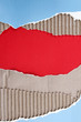 Ripped cardboard