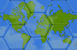 Details der Fotografie 3D - Soccer texture - World