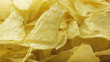 Video: Potato chips close up. Seamless loop. Potato chips close up. Seamless loop.