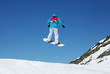 Saut en snowboard