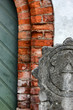 Element of the facade of the house of three brothers in Riga