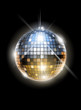 mirror disco ball vector illustration EPS10. Transparent