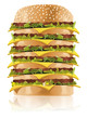 Vektor: Schnellimbiss - Fastfood - XXL Hamburger Burger 1 Schnellimbiss - Fastfood - XXL Hamburger Burger 1