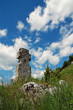 Stone cross in the outdoors