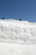 White rocks and travertines of Pamukkale Turkey