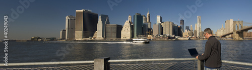 Photo: Business man in Manhattan Business man in Manhattan