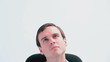 Businessman sitting on his chair