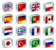 Flag icons buttons