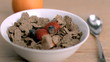 Fruit being poured in super slow motion
